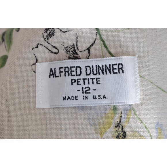 Vintage 90s Floral Lightweight Blazer by Alfred Dunner Petite | size‎ 12 - Picture 8 of 10